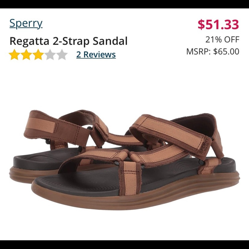 Sperry strap sandal
